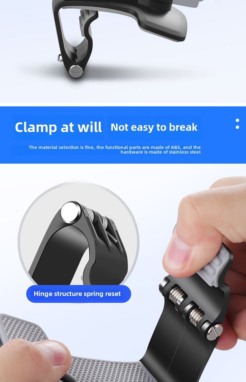 Cross-border car mobile phone bracket car multi-function rotating car dashboard rearview mirror navigation bracket wholesale_autovado.com