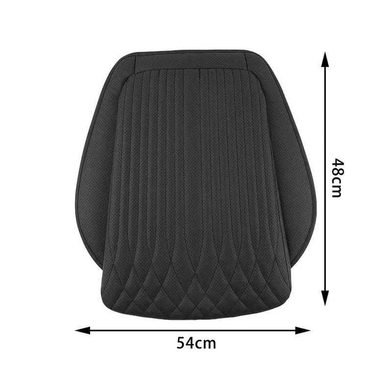 New Breathable Nappa Leather Non-slip Car Sponge High Rebound Pad Cushion Four Seasons Universal Auto Seat_autovado.com
