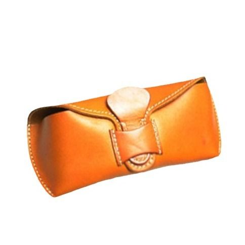 Unisex Cowhide handmade glasses case Vintage glasses with tanned tree paste glasses case_autovado.com