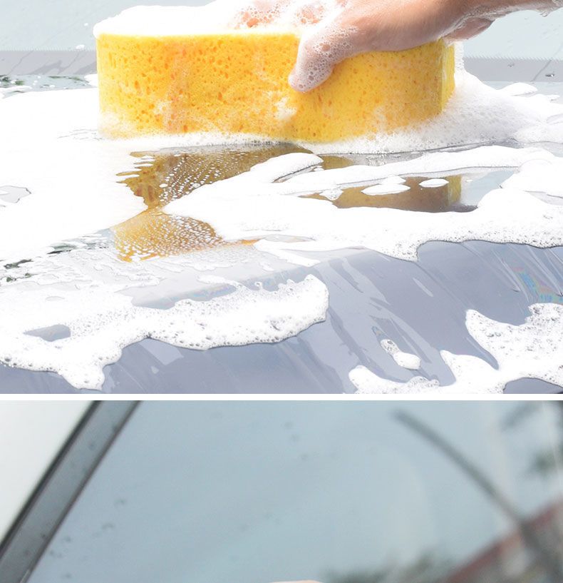 Car Large Size, Sponge, Water Absorbing, Thickened Honeycomb Sponge Block, Washing Tool, Car Cleaning Tool_autovado.com