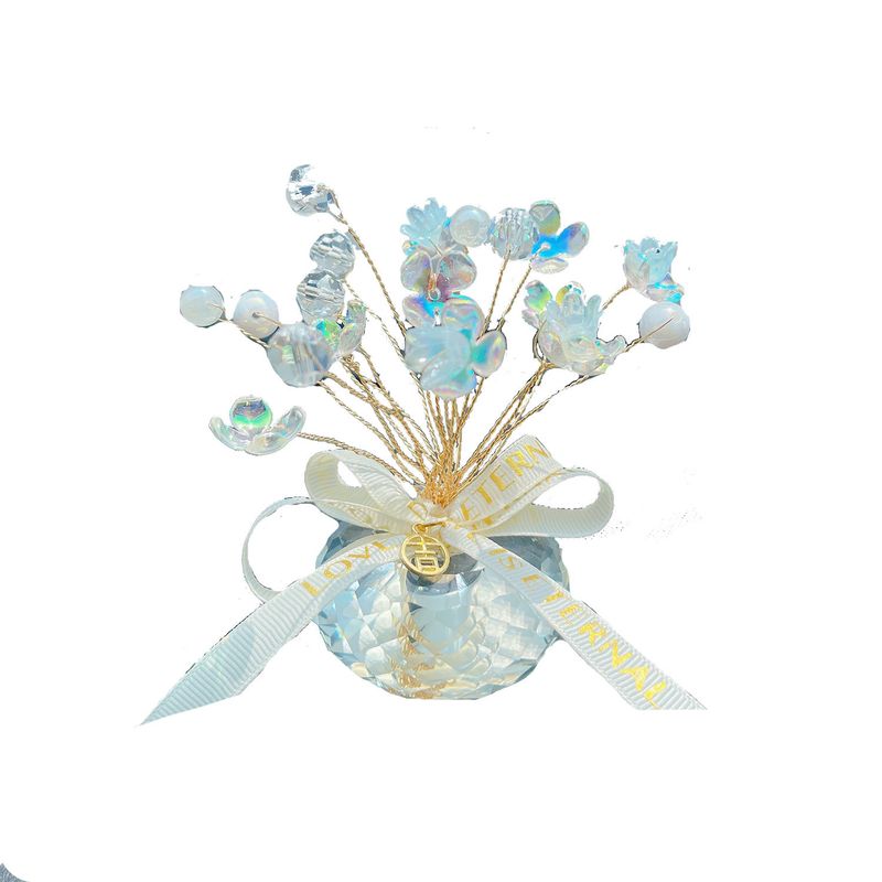 Lily Of The Valley Starry Sky Ornament Goddess Style Lucky Flower Dashboard Decoration Car Accessories_autovado.com