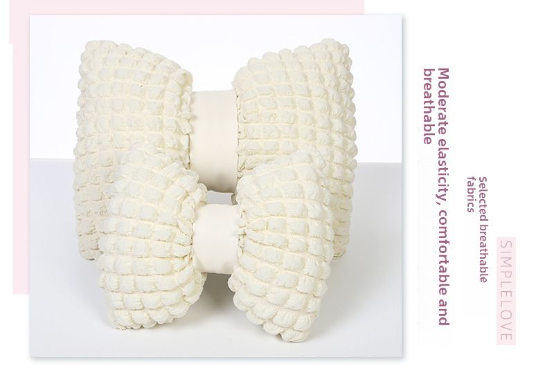 Car Headrest Neck Pillow Puff Car Seat Breathable Comfortable Headrest Internet Popular Car Interior Supplies Women_autovado.com