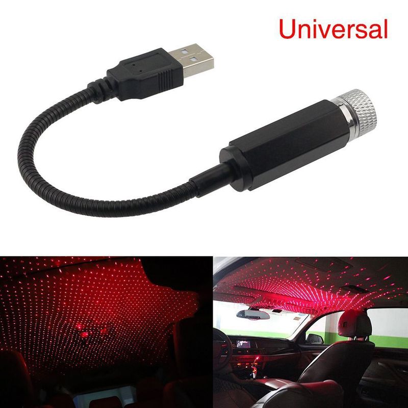 Car Interior Armrest Box, Ceiling Ambient Car Mounted Full Star Projection Light, Starry Sky Light_autovado.com