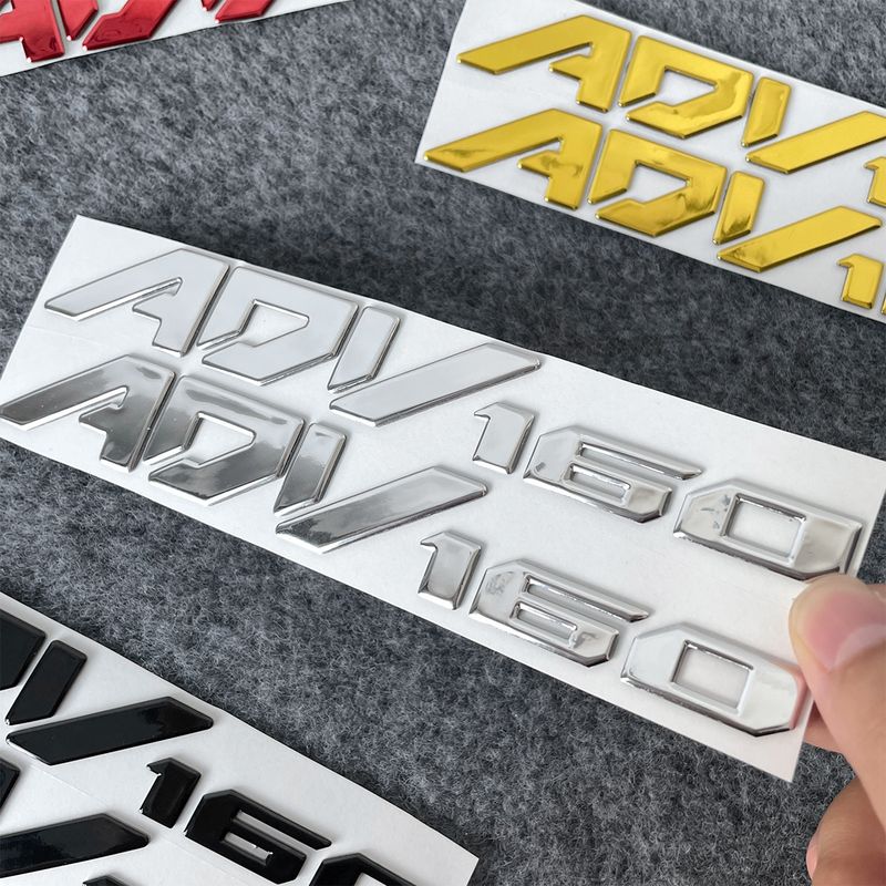 Suitable For Honda ADV 160 Motorcycle 3D Stereoscopic Soft Adhesive Waterproof Modification Body Decorative Sticker_autovado.com
