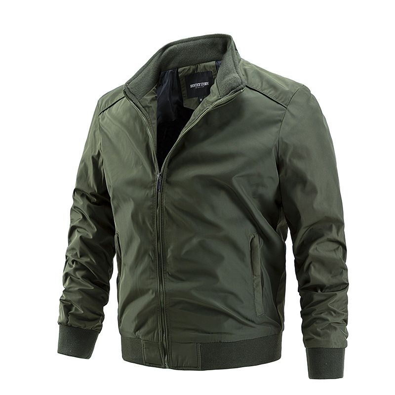 Men's Clothing Thin Jacket Spring and Autumn Coat Men's Large Size Casual Windbreaker Style_autovado.com