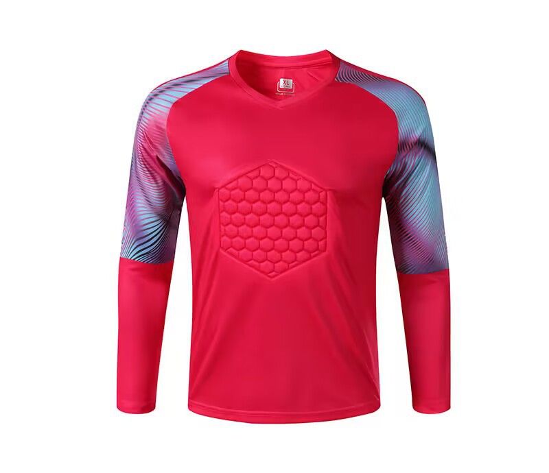 Men's Clothing goalkeeper uniform long sleeve training competition cross-border goalkeeper uniform jersey chest elbow pads football uniform suit_autovado.com