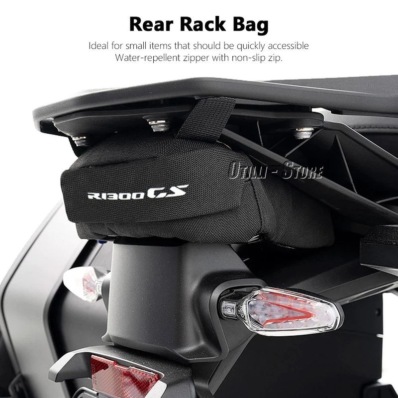 Suitable For R1300GS Motorcycle Accessories, Frame, Rear Seat Waterproof Compartment, Luggage Bag, Storage Bag_autovado.com