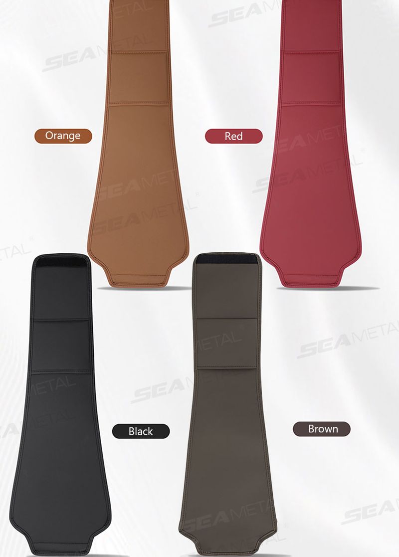 SEAMETAL Headrest Premium Leatherette Seat Pillow Case Dustproof Neck Support Protector Cover For Car Accessories_autovado.com