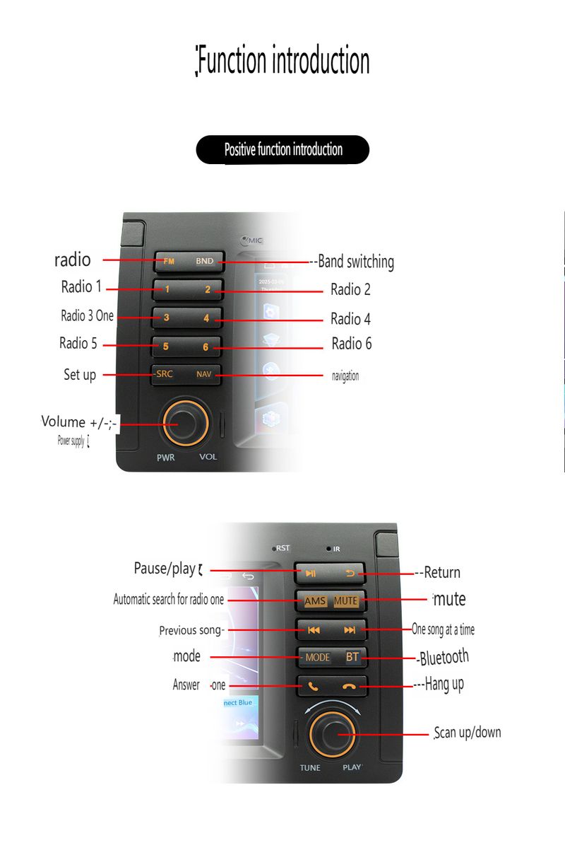 7" Android Car Stereo For BMW E39 (2002-2008) - Wireless CarPlay, HD Touchscreen & Reverse Camera_autovado.com