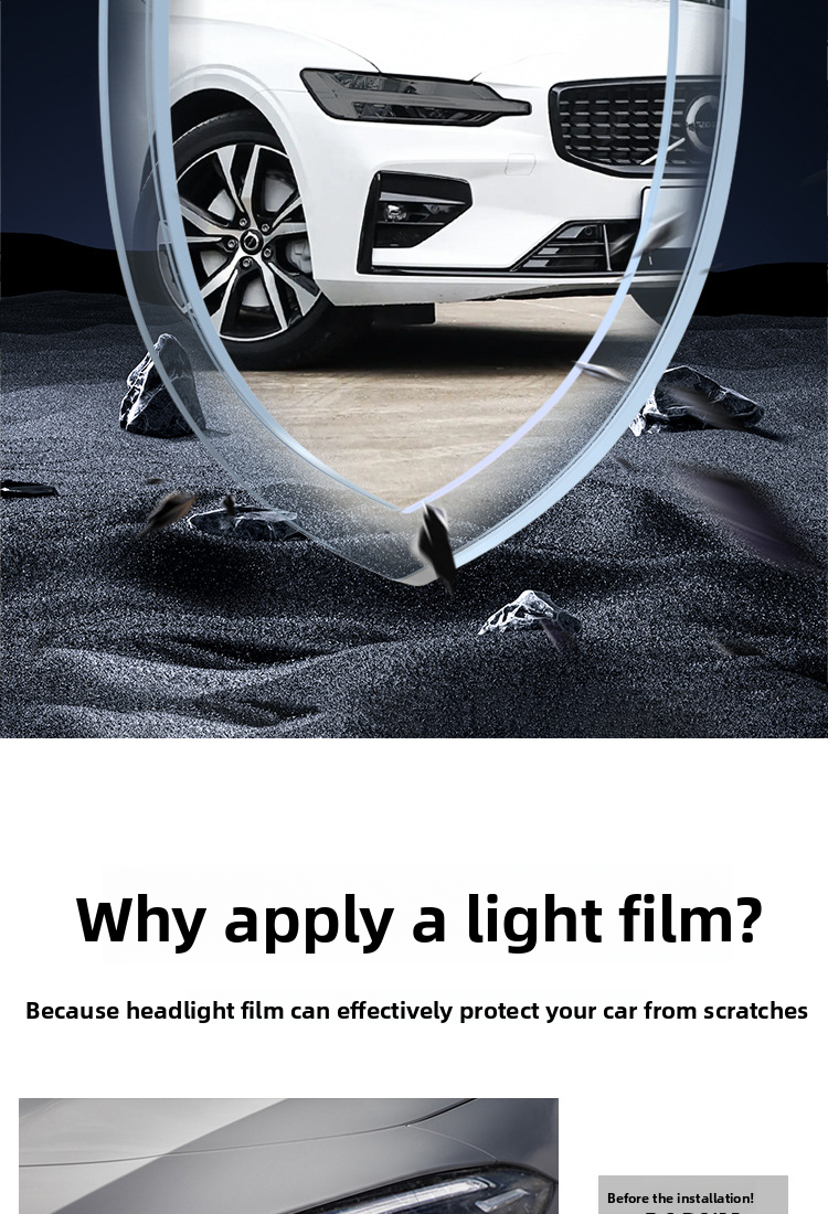 TPU Headlight Control Color Changing Self-Repairing Car Light Anti-Scratch Protective Blackened Taillight Film_autovado.com