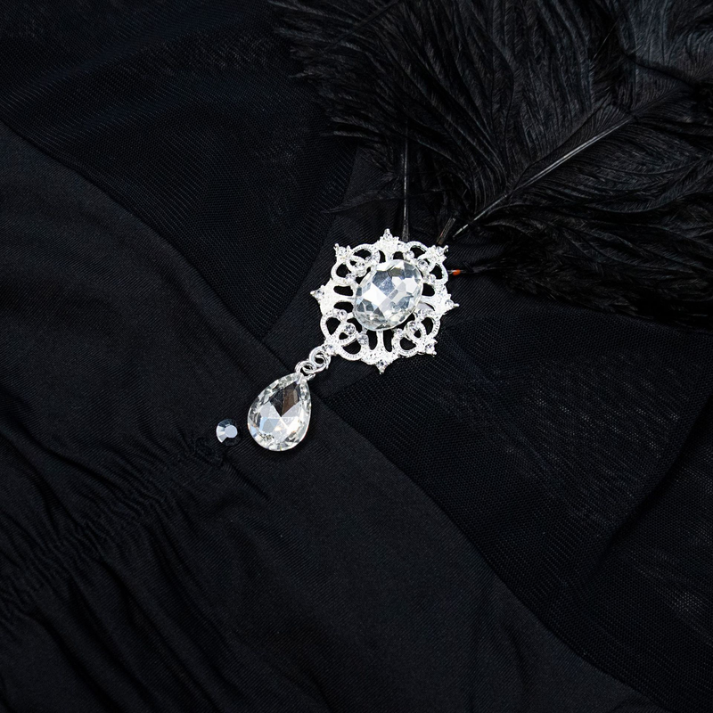 Women's solid color feather tube top sleeveless short skirt dress_autovado.com