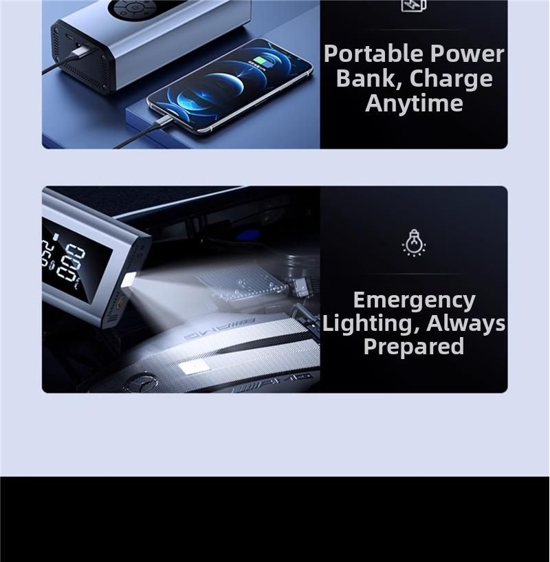 NPC | Portable Car Jump Starter With Air Compressor_autovado.com