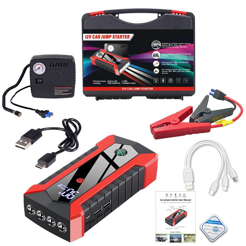 Car Emergency 12V Power Jump Starter Battery Ignition Charging Device_autovado.com