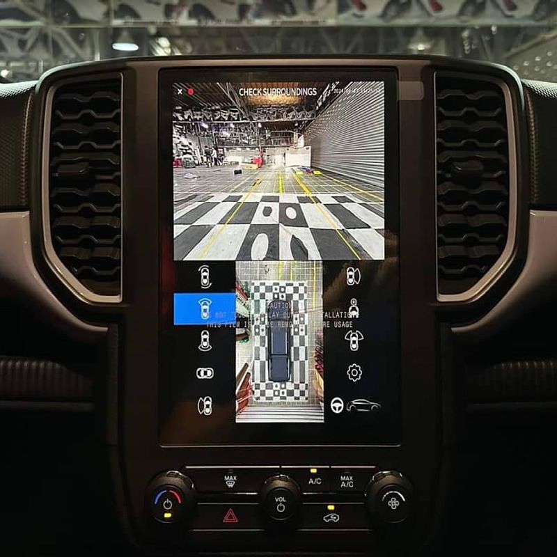 360° Panoramic Camera System For Ford Explorer/Ranger/Everest/Raptor - HD Night Vision Parking Assistant With 4K DVR & Dynamic Guidelines_autovado.com