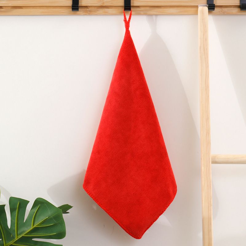 Microfiber Small Square Absorbent Household Hand Dry Hair Towel, Car Accessories_autovado.com