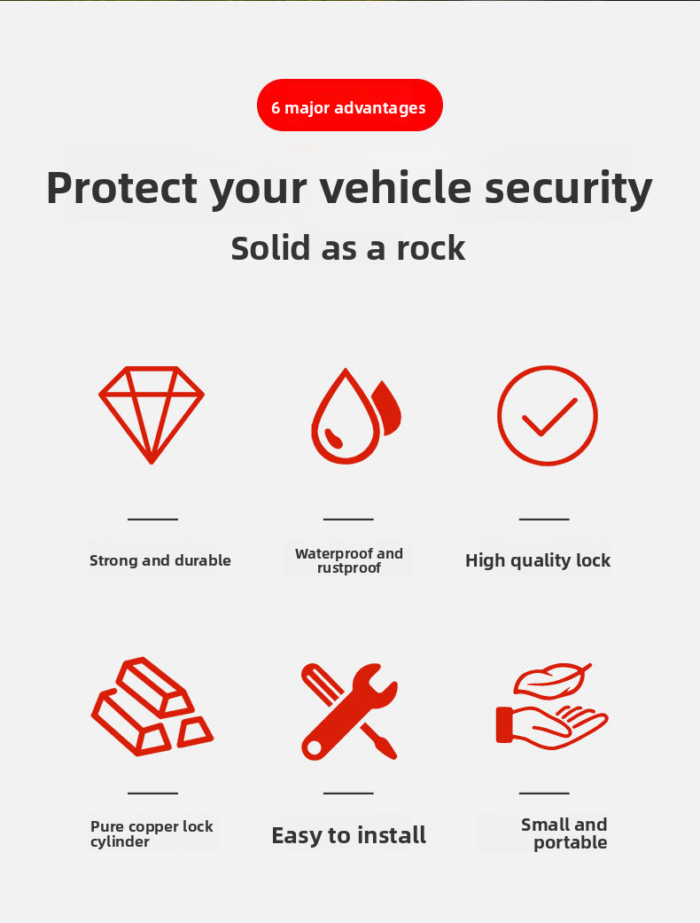 Electric Bike Front Brake Anti-Theft Alarm Motorcycle Fixed Portable Throttle Handlebar Lock Riding Gear_autovado.com