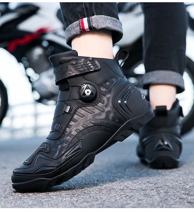 Motorcycle Cycling Boots For All Seasons, Off-road Men's Women's Summer, Wear-resistant, Breathable, Shock-absorbing,_autovado.com