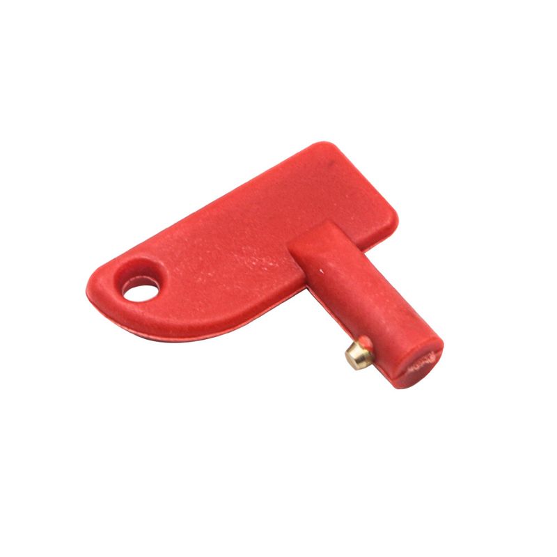 Red Mini Battery Disconnect Switch Spare Key for Cars, Boats, Trucks_autovado.com