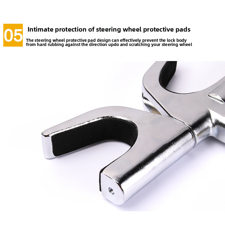 New Car Steering Wheel Multifunctional Adjustable Telescopic Security Anti-theft Thickened Window-breaking Metal_autovado.com