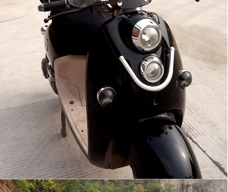 Lingying Large PC Electric Scooter Front Windshield Transparent HD Motorcycle Windscreen Suitable For All Seasons_autovado.com