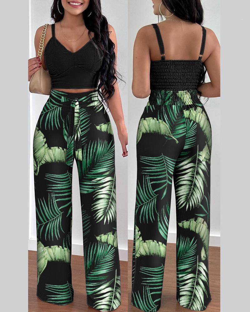 Women's fashion new fashion halter two-piece suit for women_autovado.com