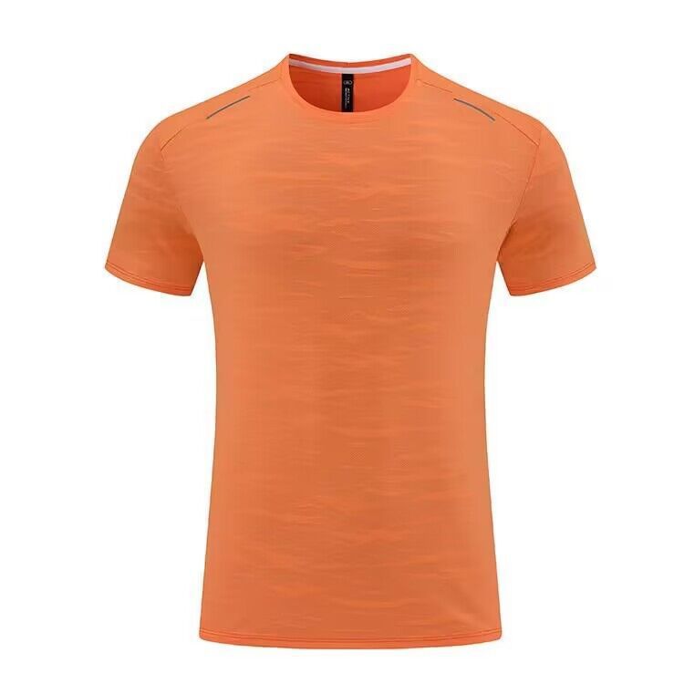 Men's Clothing Sports Quick-Drying Clothes T-Shirt Training Running Fitness Clothes Ice Silk Short Sleeves Loose Breathable Round Neck_autovado.com