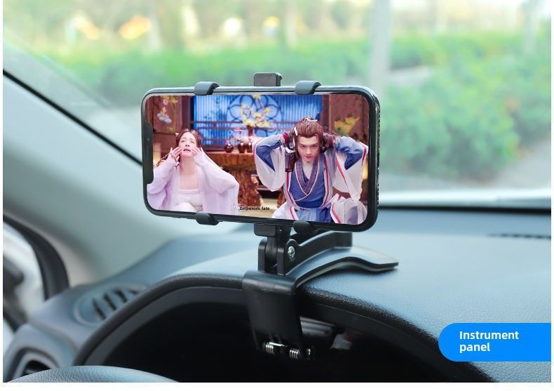 Cross-border car mobile phone bracket car multi-function rotating car dashboard rearview mirror navigation bracket wholesale_autovado.com