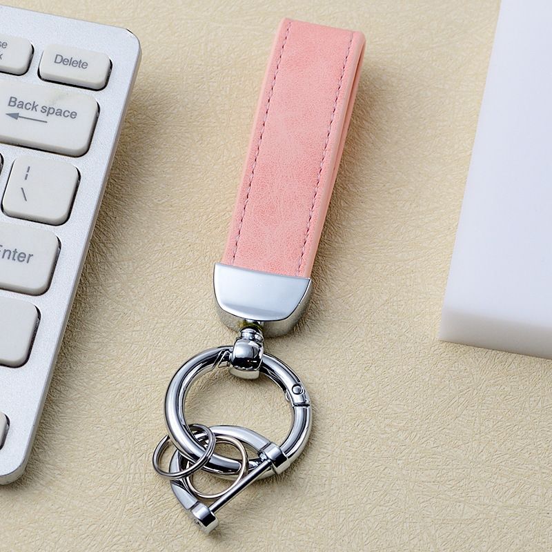 Vintage Leather Leather Car Keychain_autovado.com