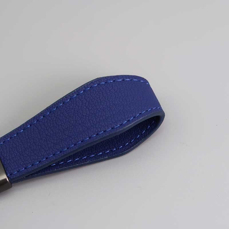 New Leather Car Keychain Exquisite Lamb Pattern Key Ring Pendant Creative Men And Women Leather Pendant_autovado.com