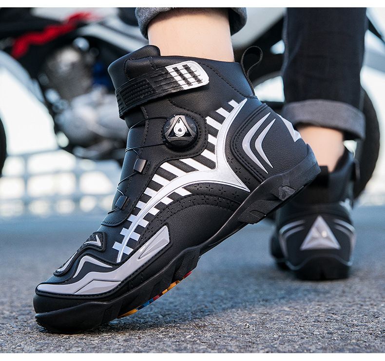 Motorcycle Cycling Boots For All Seasons, Off-road Men's Women's Summer, Wear-resistant, Breathable, Shock-absorbing,_autovado.com