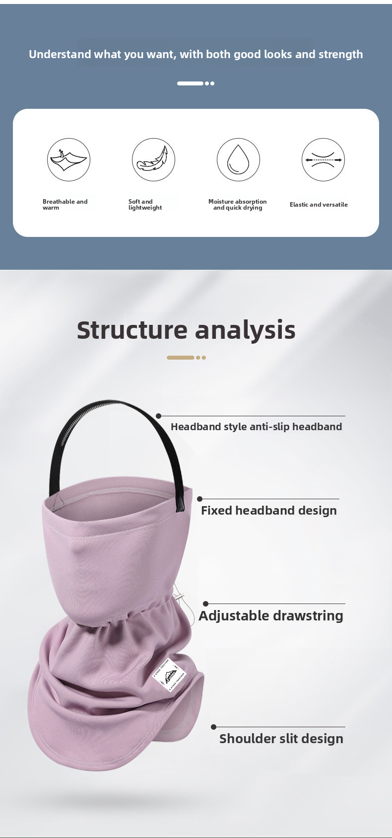 Winter Ski Mask Windproof Snowproof Warm Neck Protection Breathable Quick-dry Cycling Cold-proof Korean Style V-shaped_autovado.com