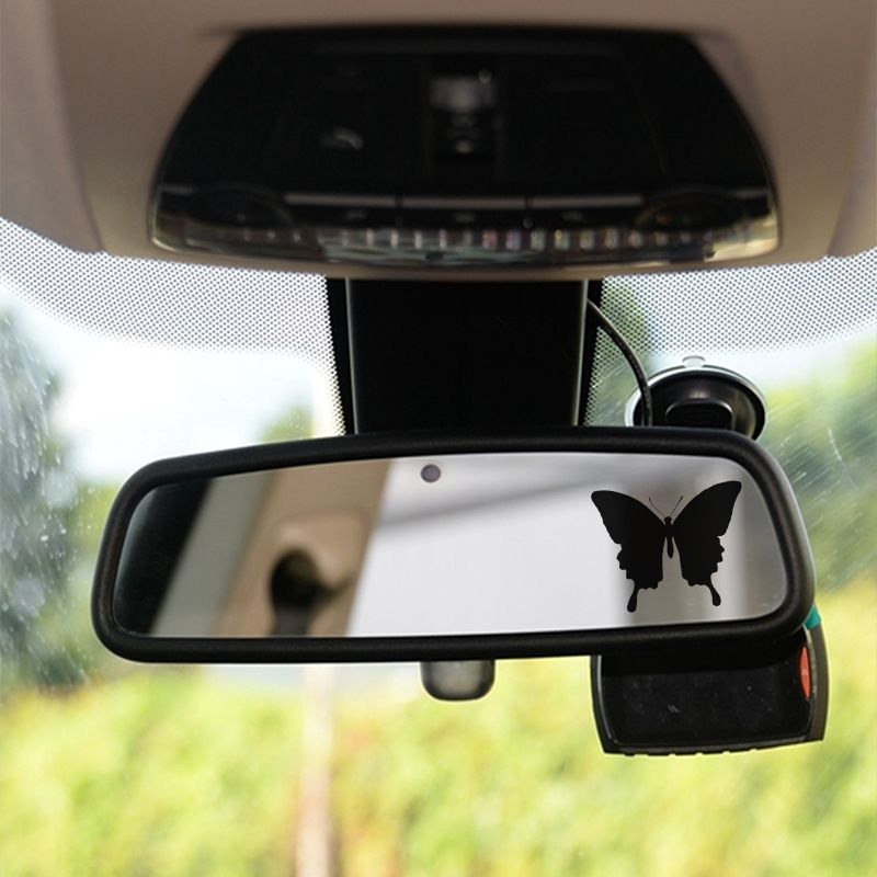 butterfly butterfly car stickers personalized car stickers rearview mirror decorative stickers_autovado.com