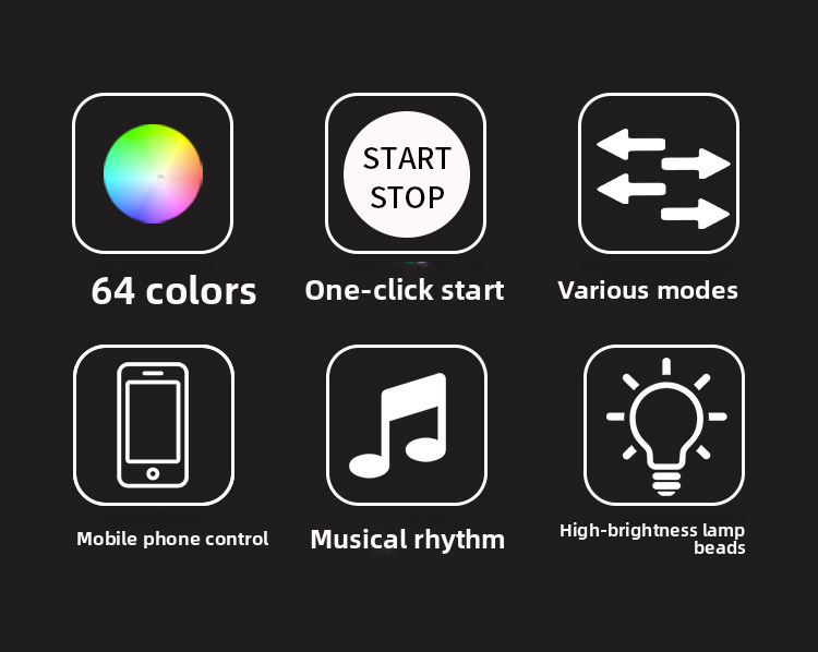 Car Central Control LED Acrylic Interior Colorful Flowing Ambient Decorative USB Light_autovado.com