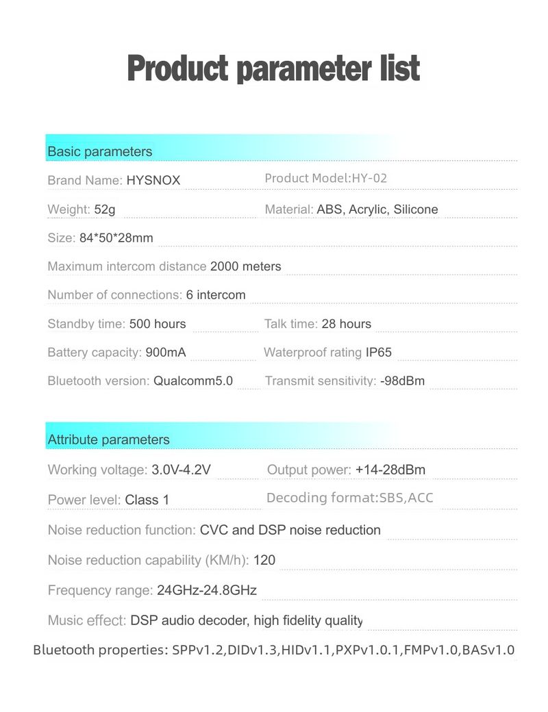 Classic cross-border HY02 helmet headset motorcycle helmet bluetooth headset helmet bluetooth headset 6 people 2K meters_autovado.com