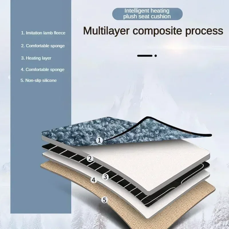 Cover Heating Winter Heated Car Warmer 12V Seat Cushion For Back And Seats_autovado.com