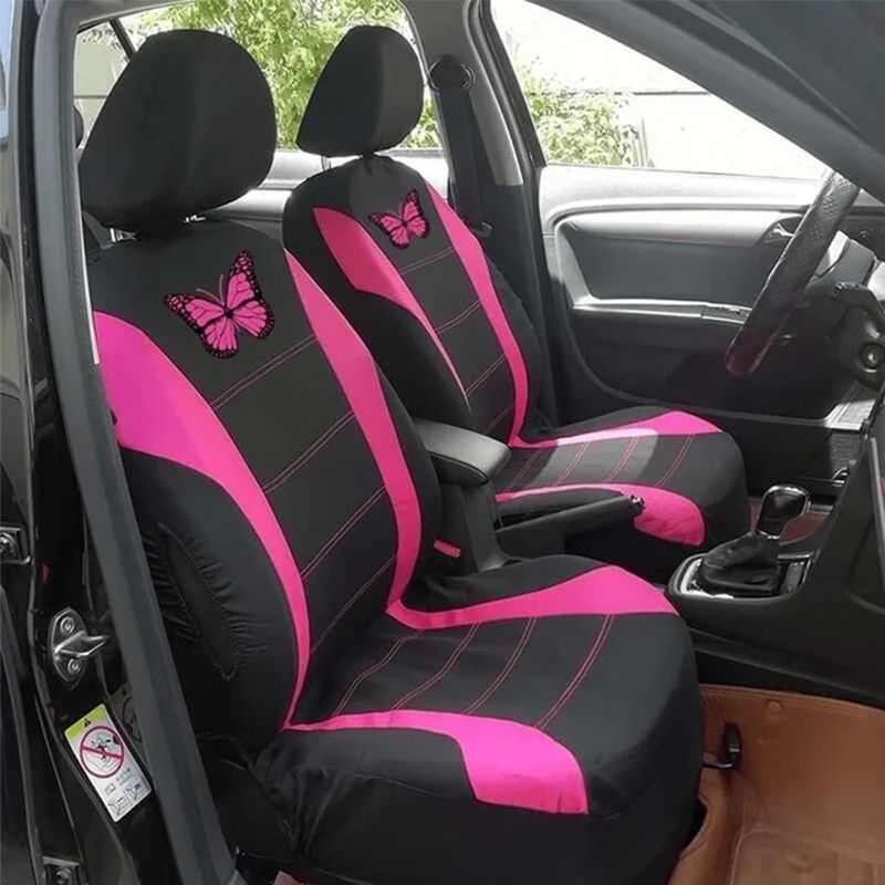 Butterfly Universal Cover Protection SUV Seat Protecto Covers Women Car Interior Accessories_autovado.com