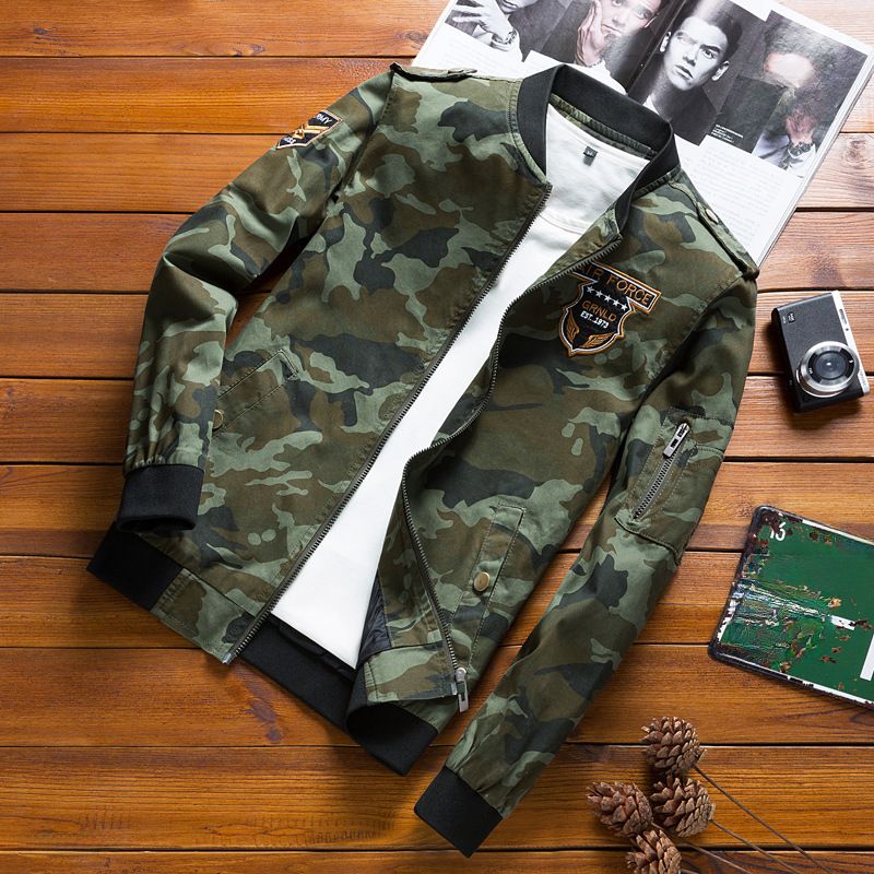 Men's Clothing jacket Large Size jacket Bomber jacket Men's jacket Coat Men's Work jacket Camouflage _autovado.com