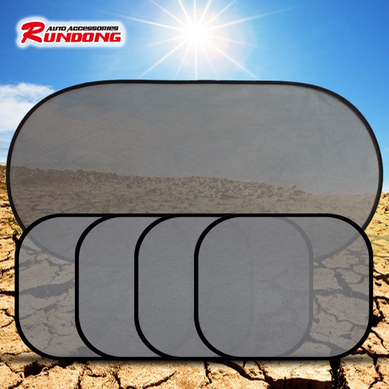 Car mesh sunshade window sun protection heat insulation sunshade car mesh side curtain shading board_autovado.com