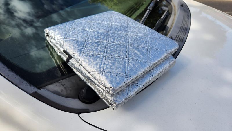 car snow shield upgrade nine magnetic car snow shield thick cotton winter antifreeze car cover_autovado.com