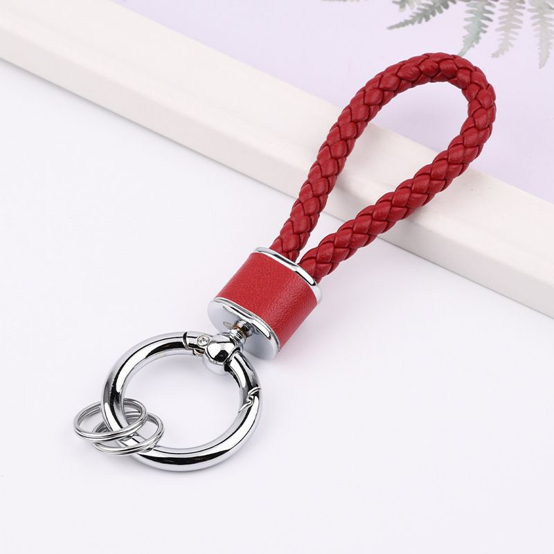 Fashion Braided Rope Anti Lost Keychain Chain Personalized Car Keychain Female Cute Women's Bag Key Pendant_autovado.com