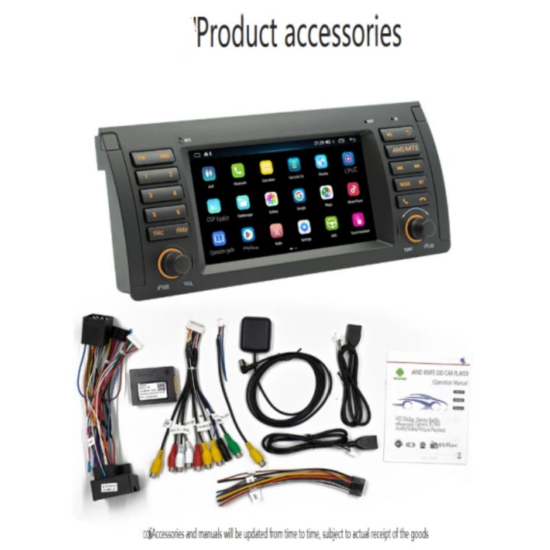 7" Android Car Stereo For BMW E39 (2002-2008) - Wireless CarPlay, HD Touchscreen & Reverse Camera_autovado.com
