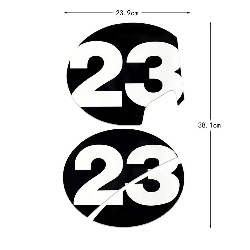 Suitable for Vespa Vespa car body modification GTS300 GTV no. 6 waterproof decals_autovado.com