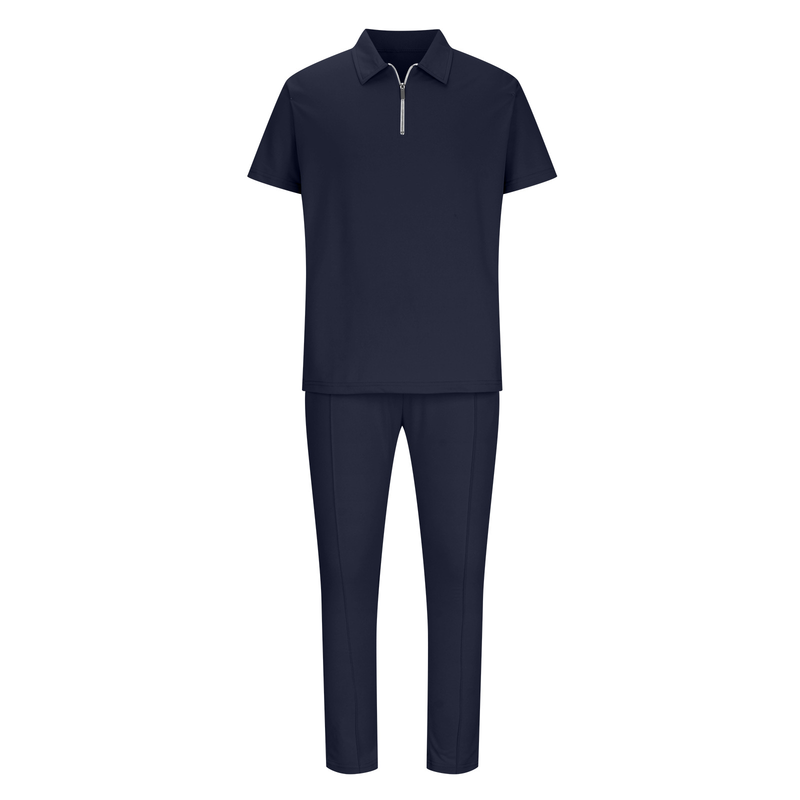 Men's Basic Solid Color Casual Sports Suit_autovado.com