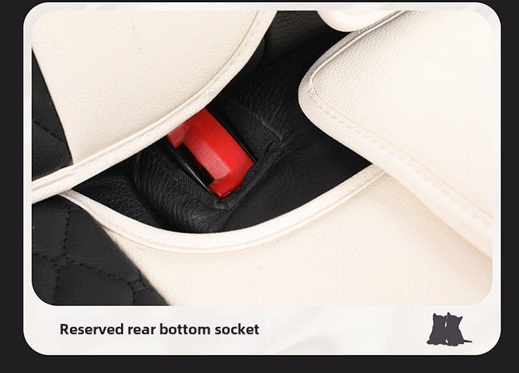 Car seat cushion four seasons universal fully surrounded cute seat cover goddess seat cushion all-inclusive car seat cover winter car interior_autovado.com