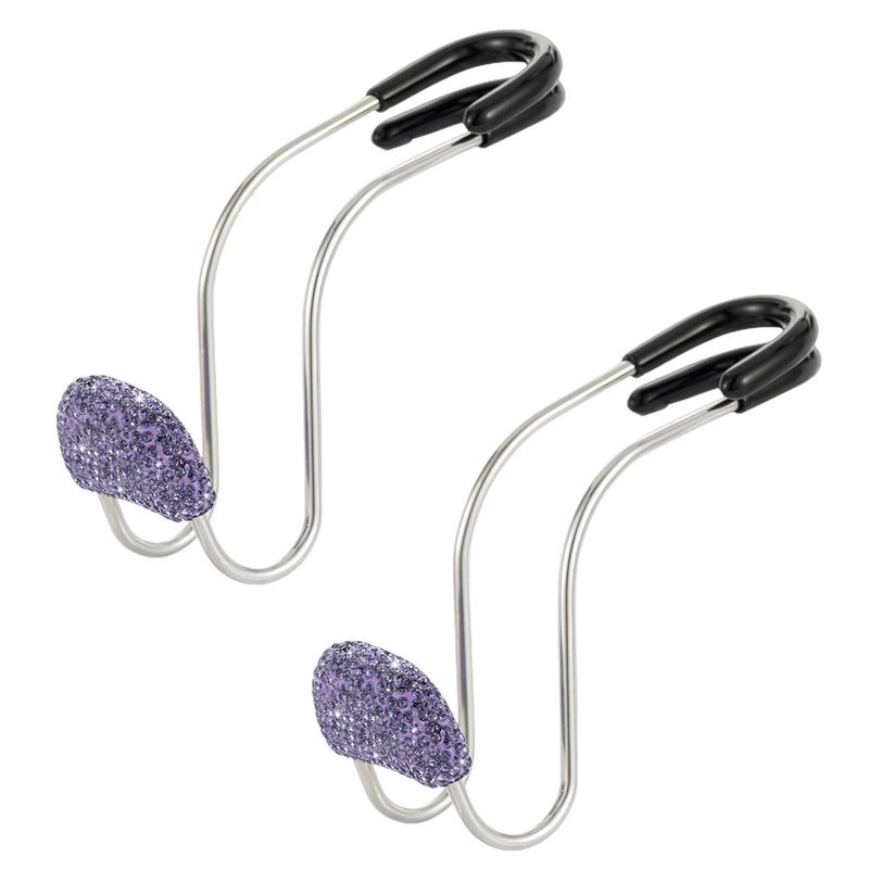 New Multi Functional Inlaid Stainless Steel Back Car Hook Diamond_autovado.com