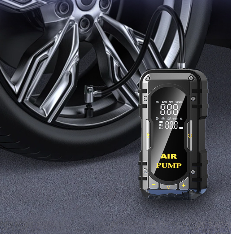 Car Emergency Jump Air Pump Integrated Multi-Function Portable Battery Ignition Starter Power Bank_autovado.com