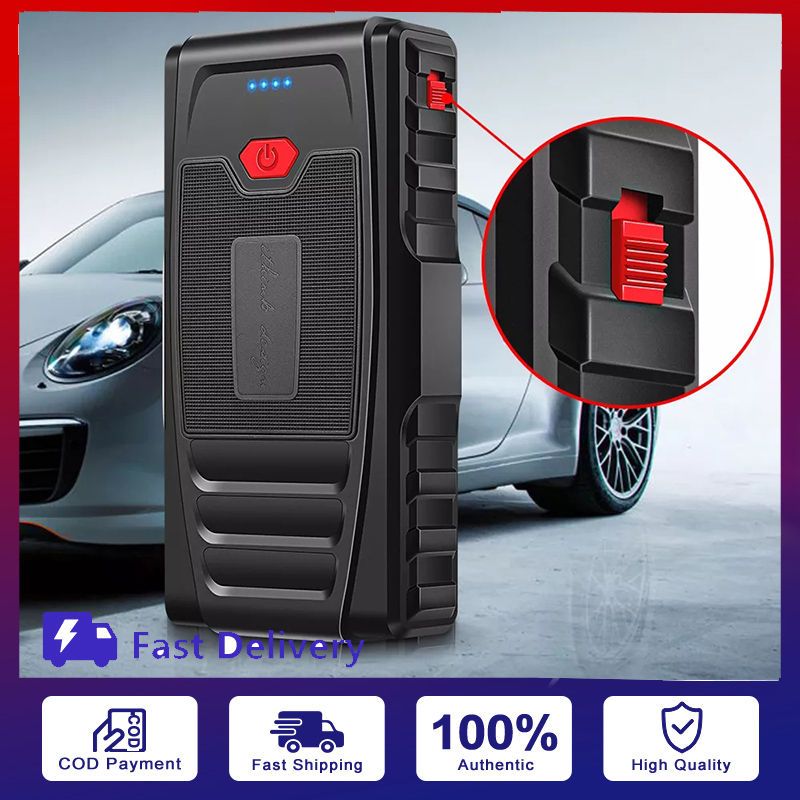 12V 99800mAh Tire Air Pump Booster Jumper Powerbank Jump Power Bank Portable Car Charger USB Emergency Starter Power_autovado.com