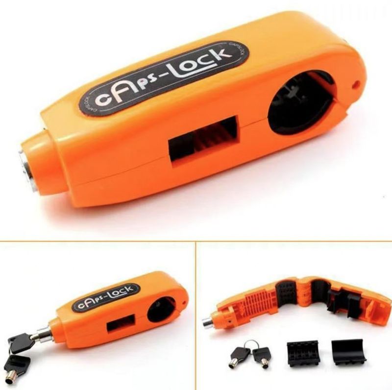 Throttle Handlebar Alarm Bicycle Universal Alloy Electric Brake Anti-theft Motorcycle Lock Mountain Bike_autovado.com