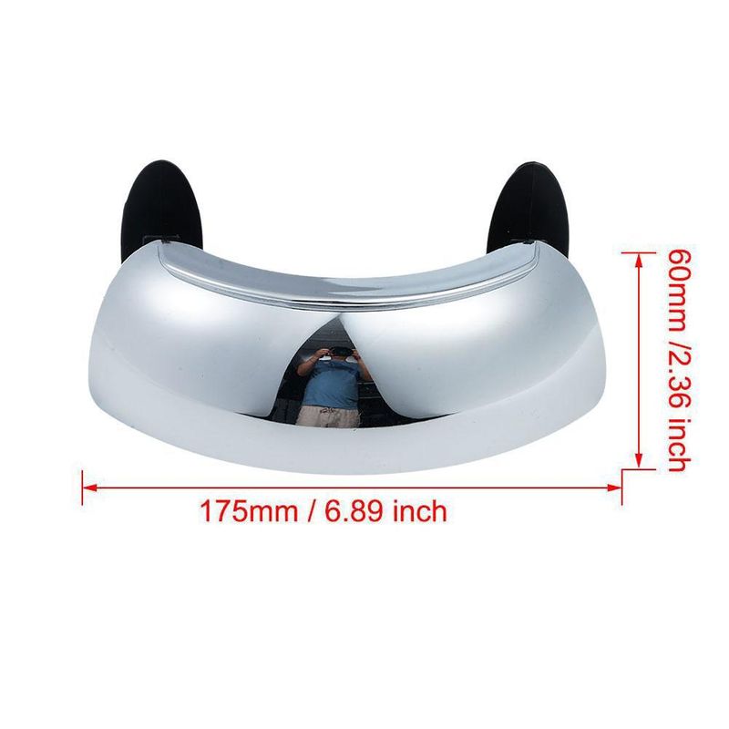 Motorcycle Off-road Vehicle Modification Accessories: 180 ° Wide-angle Rearview Mirror, Full Angle, No Blind Spots,_autovado.com