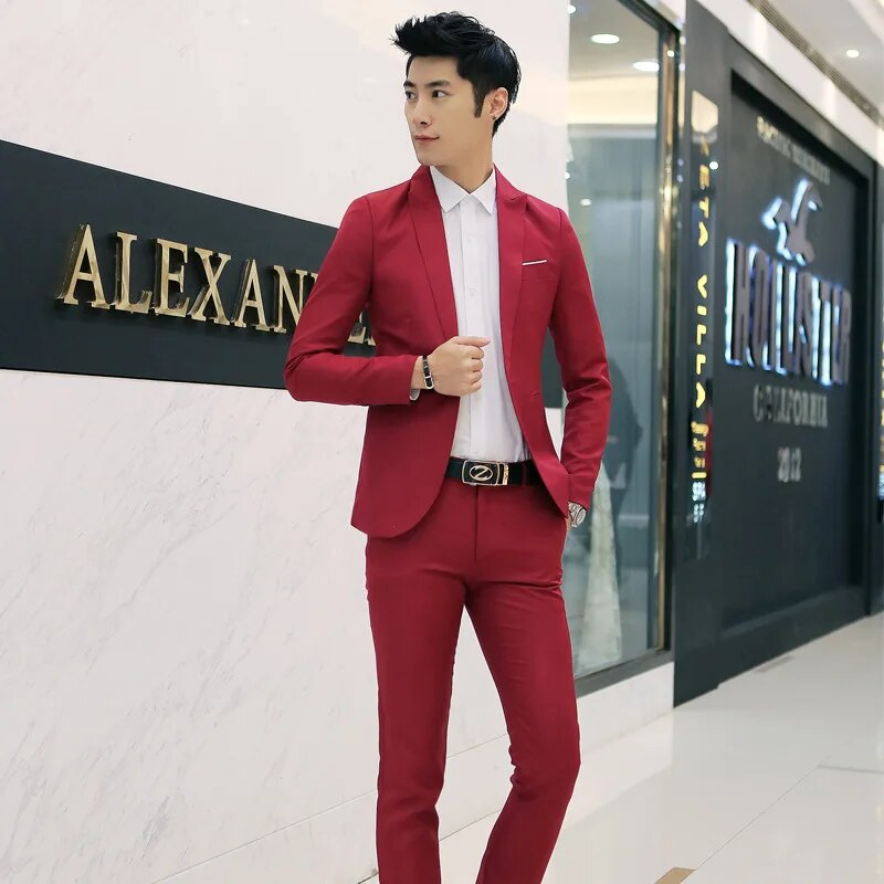 High Quality Men Suit Set Blazers Business 3 Pieces Formal Vest Pants Full Coats 2024 Wedd Elegant Jackets Free_autovado.com
